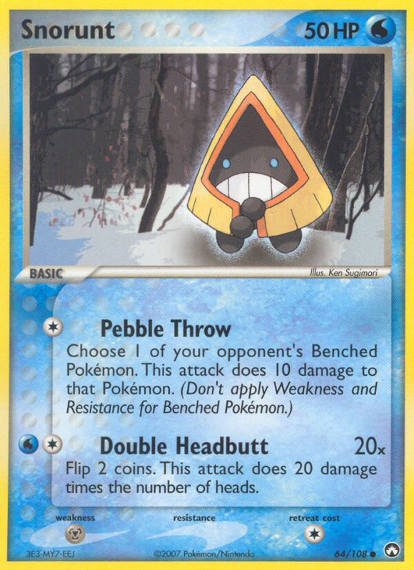 Snorunt (64/108) [EX: Guardianes del poder] 