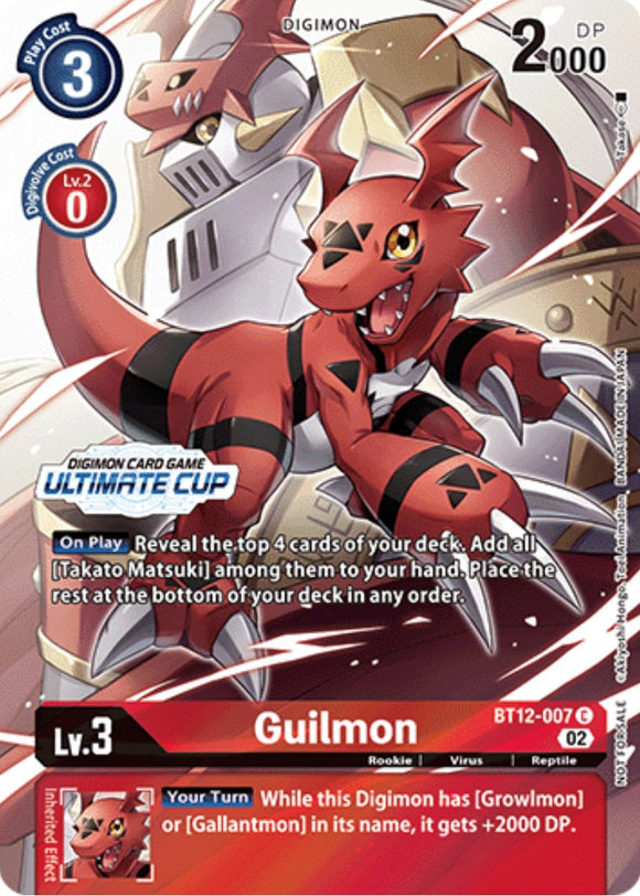 Guilmon [BT12-007] (Ultimate Cup) [Promociones de Across Time] 