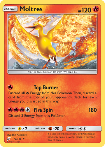 Moltres (19/181) [Sol y Luna: Trabajan juntos] 