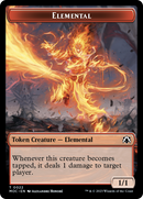 Elemental (22) // Ficha de doble cara de hada [Fichas de comandante de March of the Machine] -1