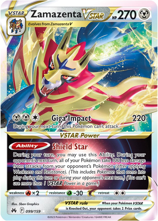 Zamazenta VSTAR (099/159) [Espada y escudo: Corona Zenith] 