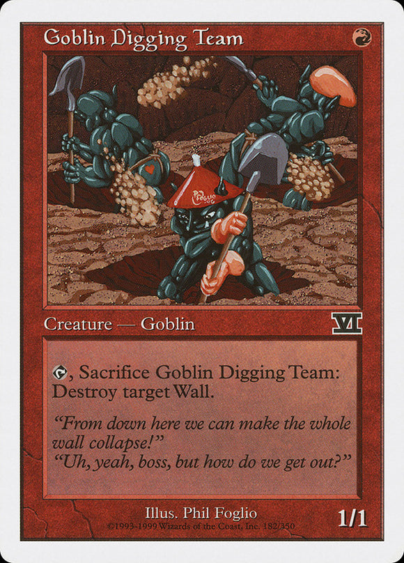 Equipo de excavación de goblins [Sexta edición clásica] 