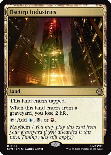 Oscorp Industries [Marvel's Spider-Man]