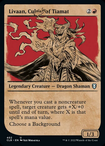 Livaan, cultista de Tiamat (escaparate) [Commander Legends: Battle for Baldur's Gate] 
