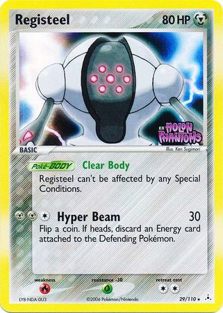 Registeel (29/110) (Estampado) [EX: Fantasmas de Holon] 