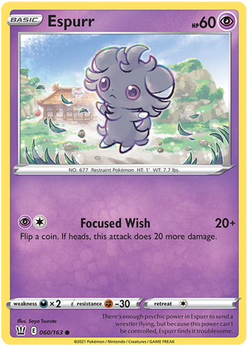 Espurr (060/163) [Espada y escudo: estilos de batalla] 