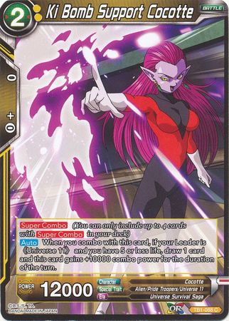 Ki Bomb Support Cocotte (TB1-088) [El Torneo del Poder] 