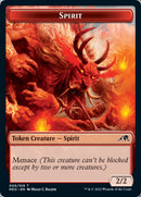 Smoke Blessing // Spirit (009) Double-Sided Token [Kamigawa: Neon Dynasty Commander Tokens]-2