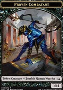 Proven Combatant // Cat Double-Sided Token [Hour of Devastation Tokens]-1