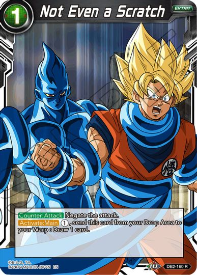 Ni un rasguño (paquete de evento 08) (DB2-160) [Tarjetas de promoción de torneos] 