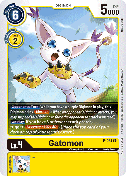Gatomon [P-031] [Tarjetas Promocionales] 