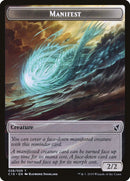 Saproling // Manifest Double-Sided Token [Commander 2019 Tokens]-2