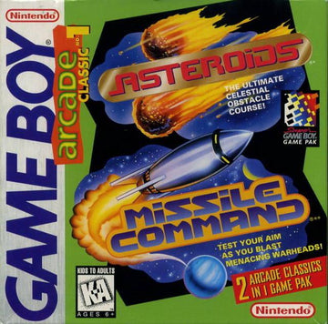 Red Fox Gaming - Hickory - Arcade Classic: Asteroids and Missile Command - Video Game - GameBoy
