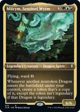 Miirym, centinela Wyrm (lámina grabada) [Commander Legends: Battle for Baldur's Gate] 