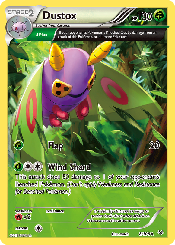 Dustox (8/108) [XY: Cielos rugientes] 