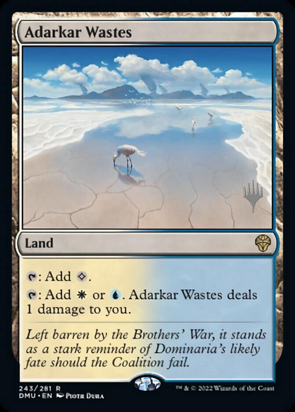 Adarkar Wastes (paquete promocional) [Promociones de Dominaria United] 