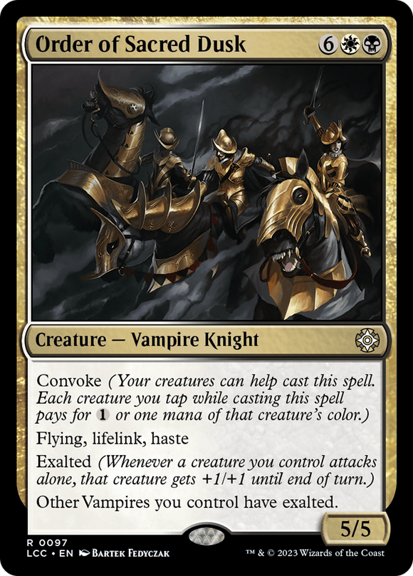Orden del Crepúsculo Sagrado [Comandante de Las Cavernas Perdidas de Ixalan] 