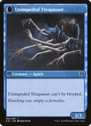 Uninvited Geist // Unimpeded Trespasser [Shadows over Innistrad]-2