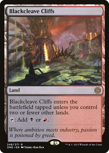 Acantilados de Hendidura Negra [Phyrexia: Todos serán uno] 