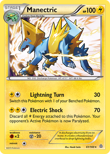 Manectric (61/160) [XY: Choque primigenio] 