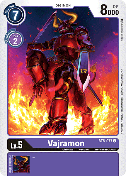 Vajramon [BT5-077] [Batalla de Omni] 
