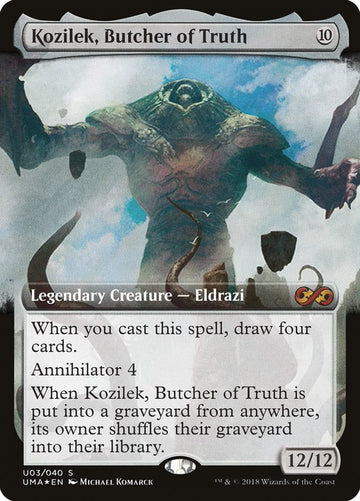 Kozilek, el carnicero de la verdad (Topper) [Ultimate Masters Box Topper] 