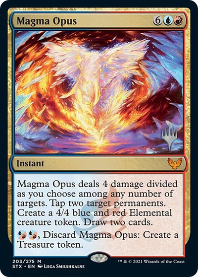 Magma Opus (paquete promocional) [Promociones de Strixhaven: School of Mages] 