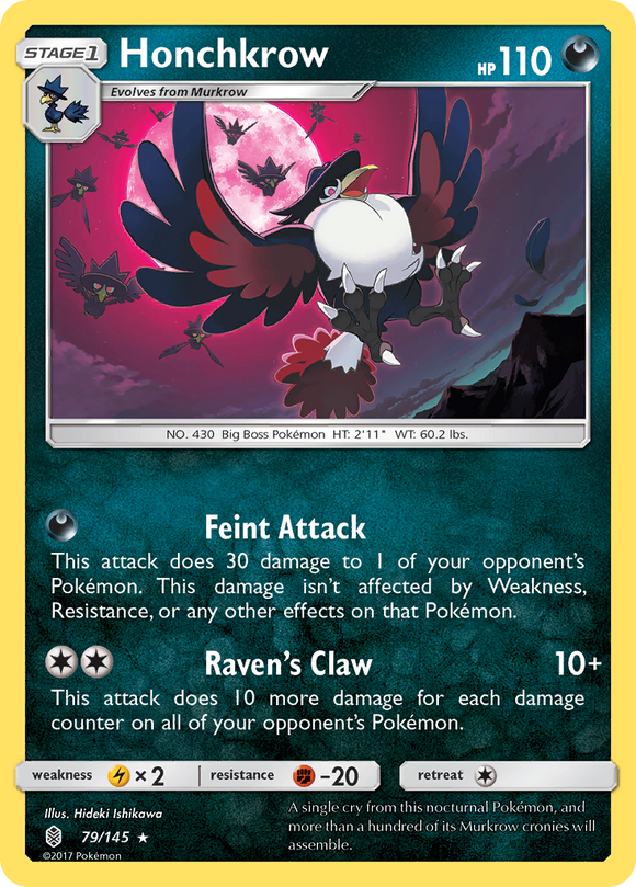 Honchkrow (79/145) [Sol y Luna: Guardianes en ascenso] 