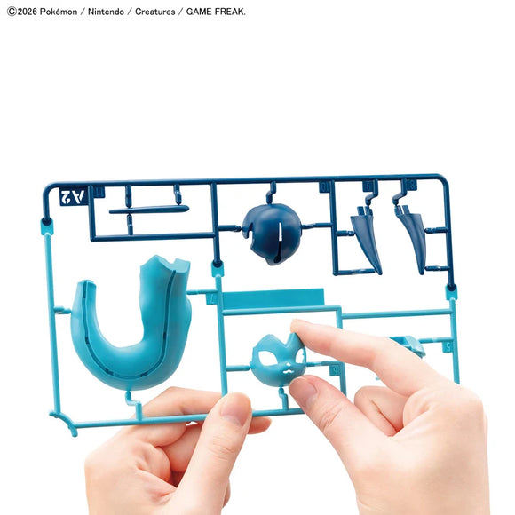 Bandai Pokemon Plamo Collection Quick!! 27 Vaporeon Model Kit