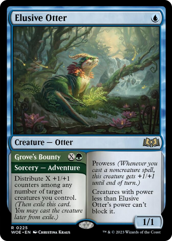 Nutria esquiva // La recompensa de Grove [Wilds of Eldraine] 