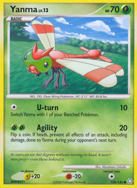 Yanma (128/146) [Diamante y Perla: Leyendas despertadas] 