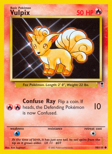Vulpix (98/110) [Colección legendaria] 