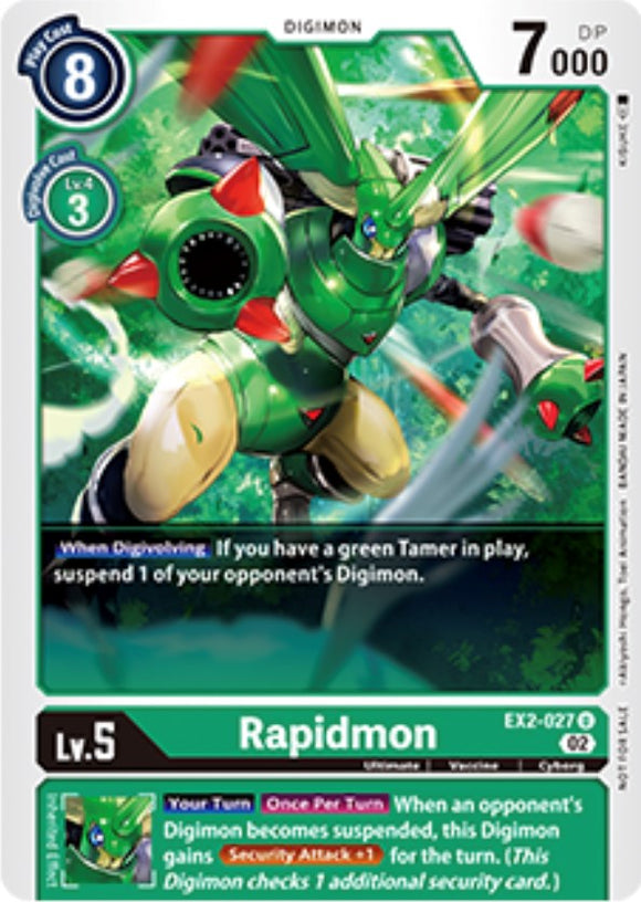Rapidmon [EX2-027] (Promoción Tamer Party Vol. 6) [Promociones de Digital Hazard] 