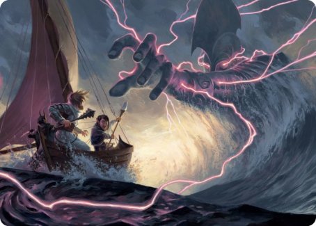 Tarjeta de arte del Salón de los Gigantes de la Tormenta [Serie de arte de Dungeons &amp; Dragons: Adventures in the Forgotten Realms] 