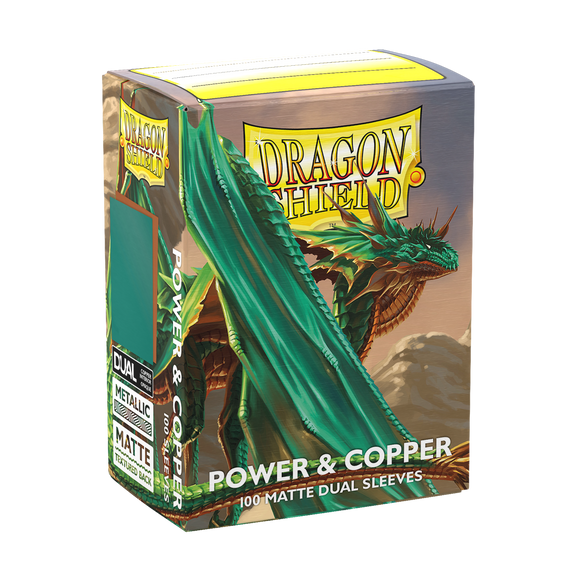 Dragon Shield: Standard 100ct Sleeves - Power and Copper