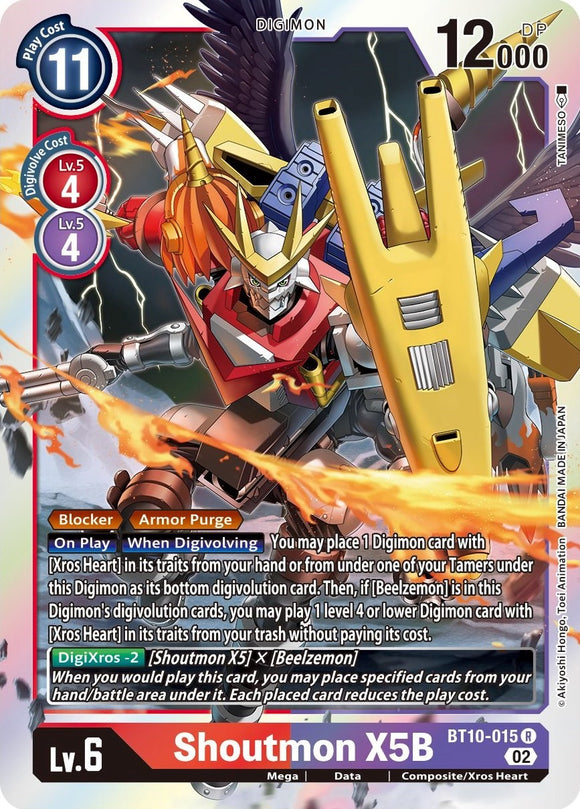 Shoutmon X5B [BT10-015] [Encuentro con Xros] 