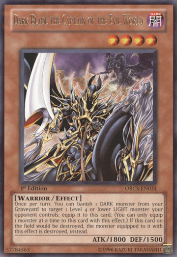 Dark Blade, el Capitán del Mundo Malvado [ORCS-EN034] Raro 