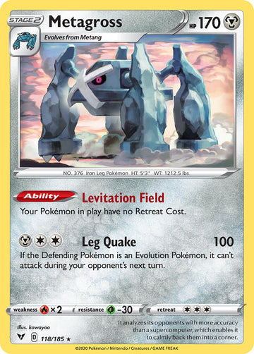 Metagross (118/185) [Espada y escudo: voltaje intenso] 