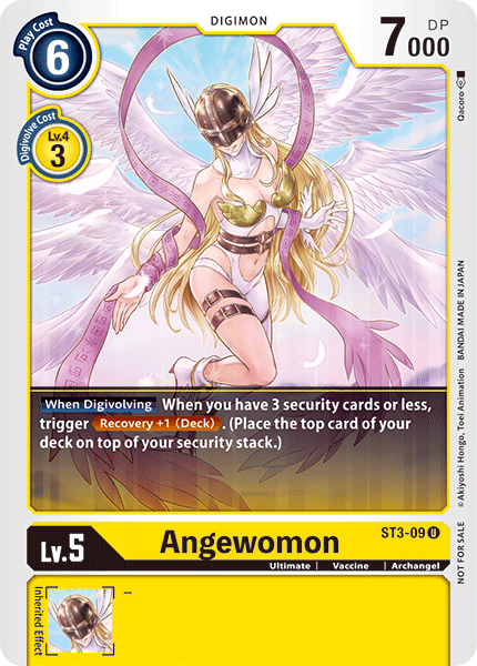 Angewomon [ST3-09] (Paquete de batalla de domadores) [Mazo inicial: Promociones de Heaven's Yellow] 