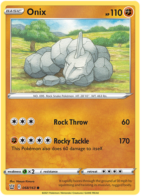 Onix (068/163) [Espada y escudo: estilos de batalla] 