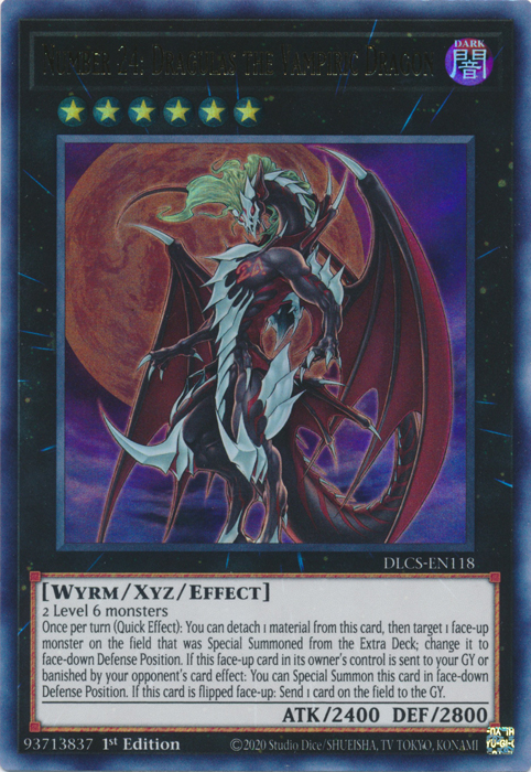 Número 24: Dragulas el Dragón Vampírico [DLCS-EN118] Ultra Raro 