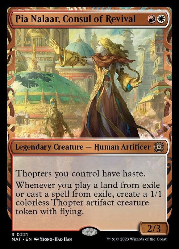 Pia Nalaar, Cónsul del Renacimiento (Showcase Halo Foil) [March of the Machine: The Aftermath] 