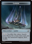 Human Soldier // Lander (0004) Doubled-Sided Token [Edge of Eternities Tokens]-2