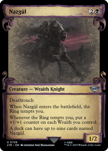 Nazgul (0729) [Pergaminos de presentación de El Señor de los Anillos: Cuentos de la Tierra Media] 