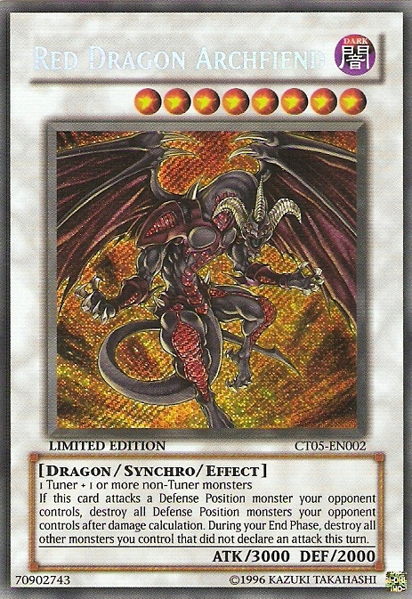 Dragón Rojo Archidemonio [CT05-EN002] Secreto Raro 