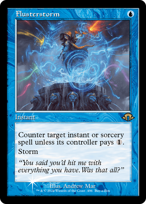 Flusterstorm (Retro Frame) [Promociones de prelanzamiento de Modern Horizons 3] 