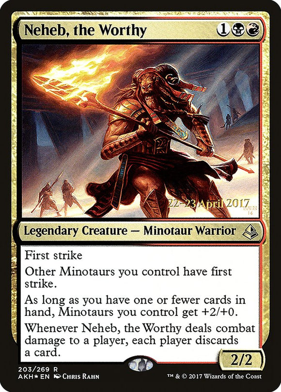 Neheb, el digno [Promociones previas al lanzamiento de Amonkhet] 