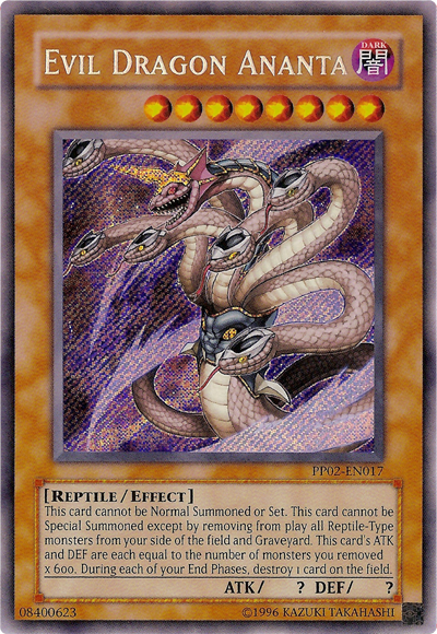 Dragón malvado Ananta [PP02-EN017] Secreto raro 