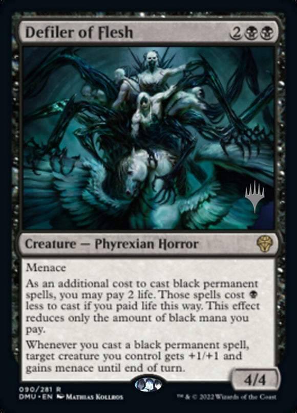 Desecrador de carne (paquete promocional) [Dominaria United Promos] 
