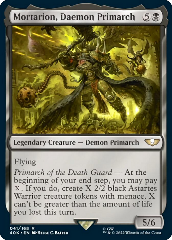 Mortarion, Primarca Demonio (Reflectante de Oleada) [Warhammer 40,000] 